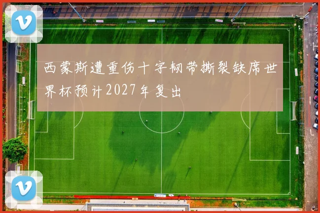 西蒙斯遭重伤十字韧带撕裂缺席世界杯预计2027年复出